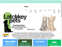 Tablet Screenshot of latchkeypets.net